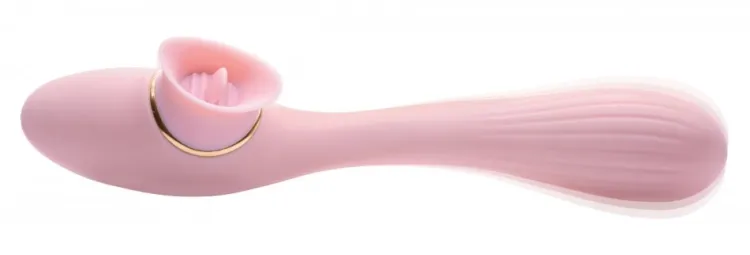 Inmi Insertable & Realistic Dildo Vibrators | G-Spot Vibrators>Pleasure Bender Clit Licking 2-in-1 Vibe