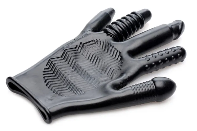Master Series Adult Massage>Pleasure Poker Textured Glove
