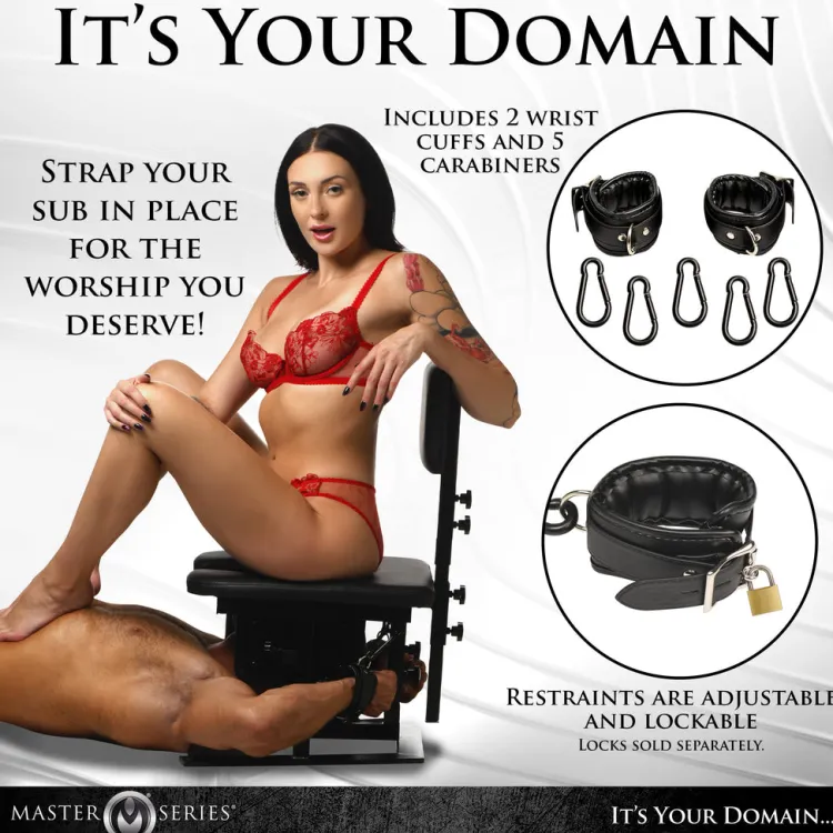 Master Series Luxury Toys | Sex Furniture, Swings, & More>Pleasure Throne Oral Sex Chair