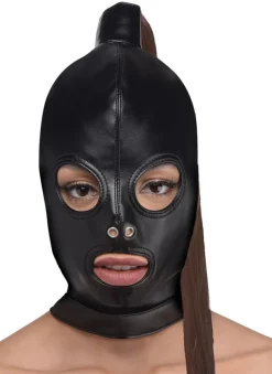 STRICT Ball Gags & Mouth Restraints | Masks & Dress-Up Accessories>Ponytail Bondage Hood