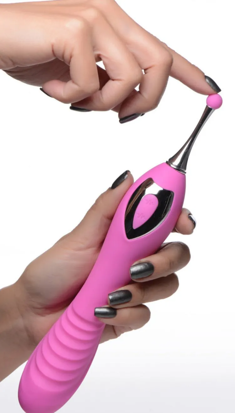 Inmi Silicone Vibrators | Unique Vibrators>Power Zinger Dual-Ended Silicone Vibrator
