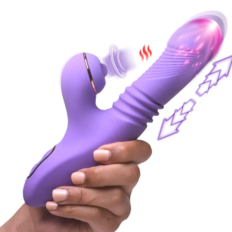 Shegasm Luxury Toys | Insertable & Realistic Dildo Vibrators>Pro-Thrust Max Thrusting & Pulsing Rabbit