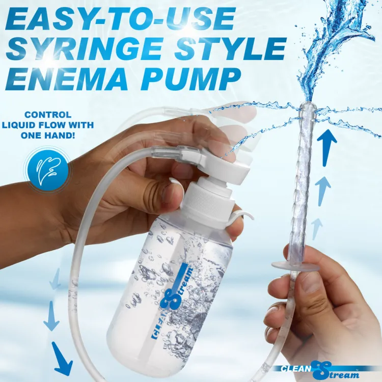 Clean Stream Medical Equipment>Pump Action Enema Bottle with Nozzle