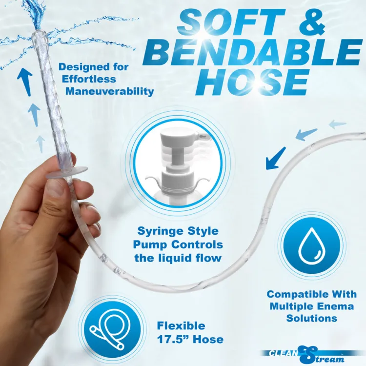 Clean Stream Medical Equipment>Pump Action Enema Bottle with Nozzle
