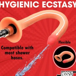 Hosed Anal Douches & Enemas>19" Slim Silicone Enema Hose