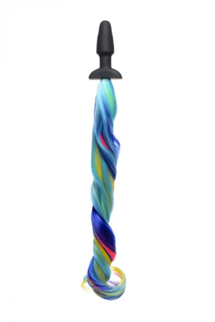 Tailz Butt Plug Tails | Unique Anal Toys>Rainbow Pony Tail Anal Plug
