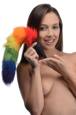 Tailz Butt Plug Tails | Unique Anal Toys>Rainbow Tail Anal Plug