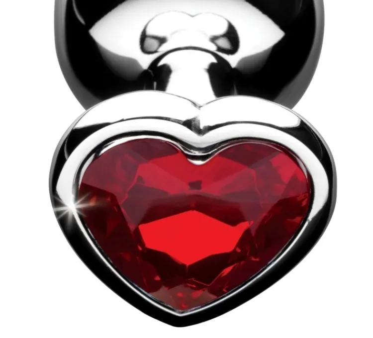 Booty Sparks Anal Starter Toys | Butt Plugs>Red Heart Gem Anal Plug