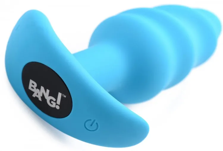 Bang Vibrating Butt Plugs | App Controlled & Remote Vibrators>Remote Control 21X Vibrating Silicone Swirl Butt Plug