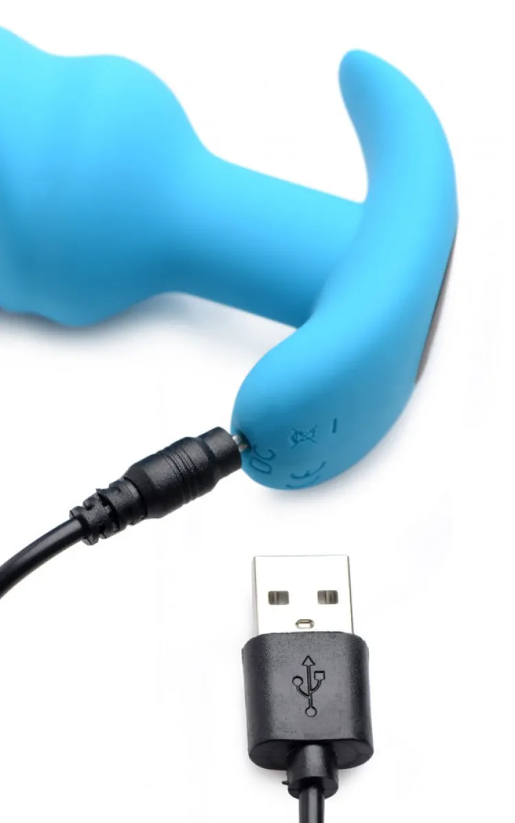 Bang Vibrating Butt Plugs | App Controlled & Remote Vibrators>Remote Control 21X Vibrating Silicone Swirl Butt Plug