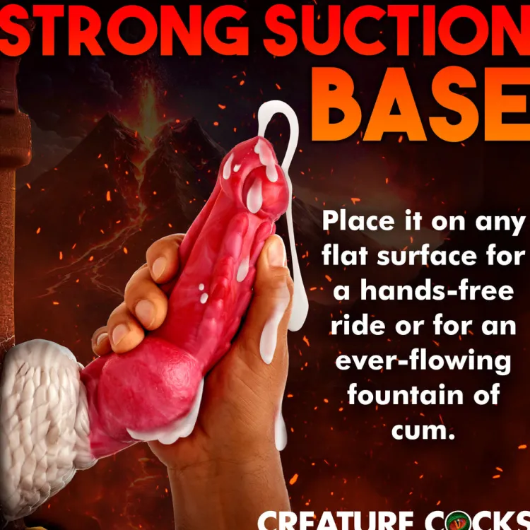 Creature Cocks Silicone Dildos>Resurrector Phoenix Squirting Silicone Dildo