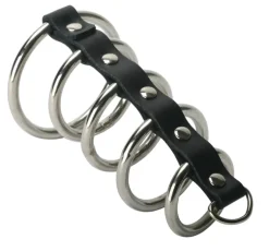 STRICT Penis Rings>5-Ring Chastity Device