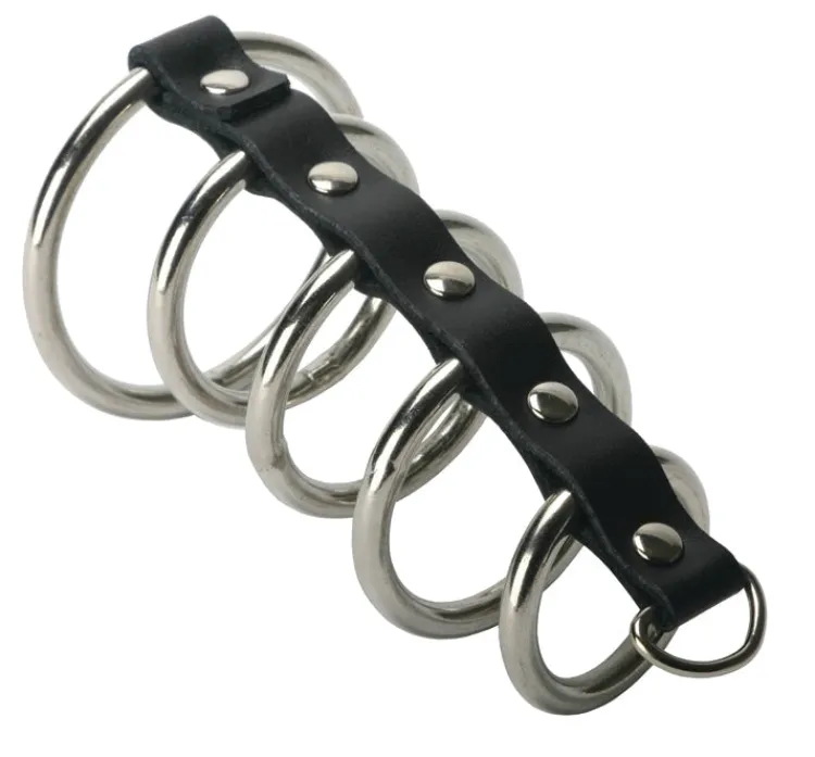 STRICT Penis Rings>5-Ring Chastity Device