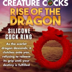 Creature Cocks Penis Rings>Rise of the Dragon Silicone Cock Ring