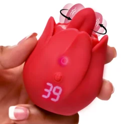 Bloomgasm Silicone Vibrators | Waterproof Vibrators>Rose Kisser Licking and Vibrating Digital Clitoral Stimulator