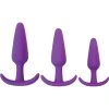 Curve Toys Travel Essentials | Anal Starter Toys>Rump Rockers 3 Piece Silicone Anal Plug Set