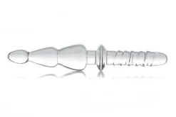 Master Series Glass Dildos | Non-Representational Dildos>Saber Anal Links Glass Thruster
