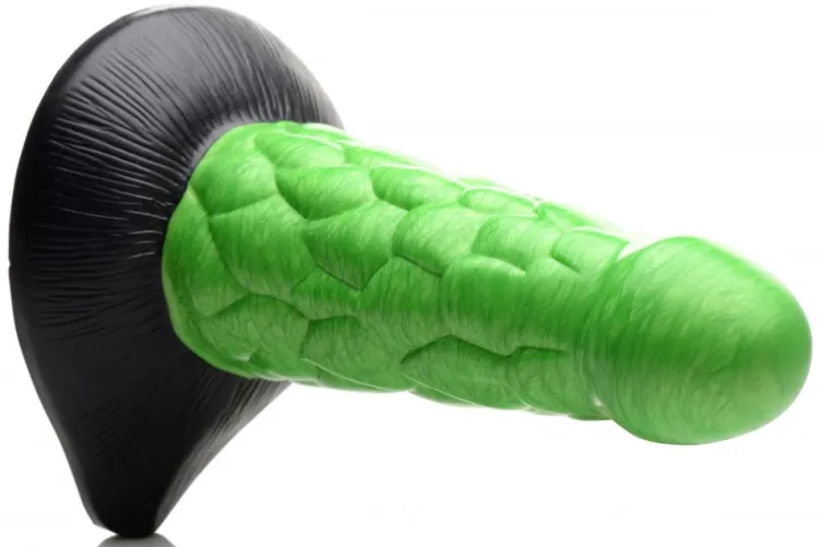Creature Cocks Silicone Dildos | Non-Representational Dildos>Scaly Reptile Thick Silicone Dildo