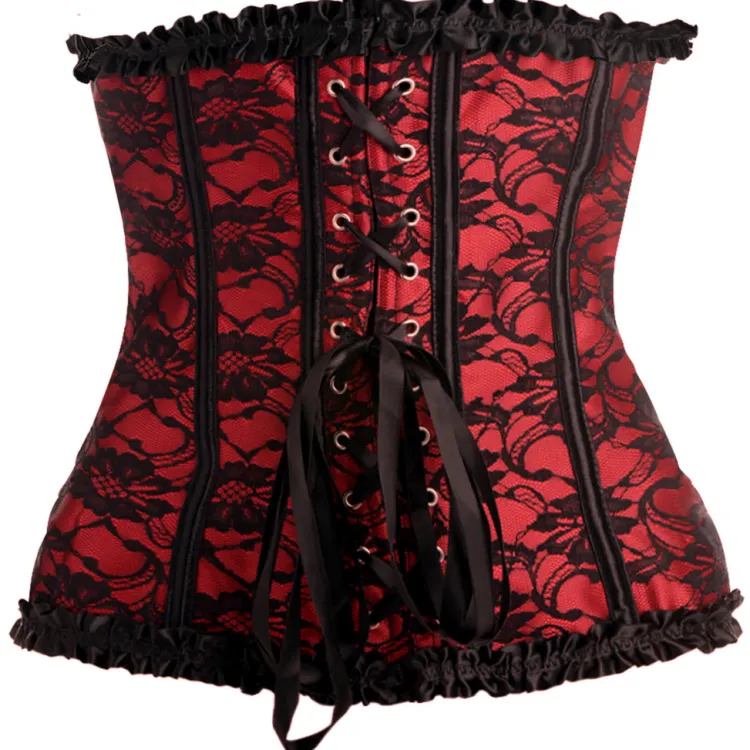 Master Series Vibrating Panties & Lingerie | Masks & Dress-Up Accessories>Scarlet Seduction Lace-up Corset and Thong