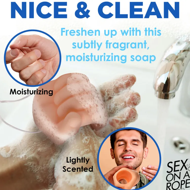 Sex On A Rope Games & Novelties>Tug 'n' Scrub Soap