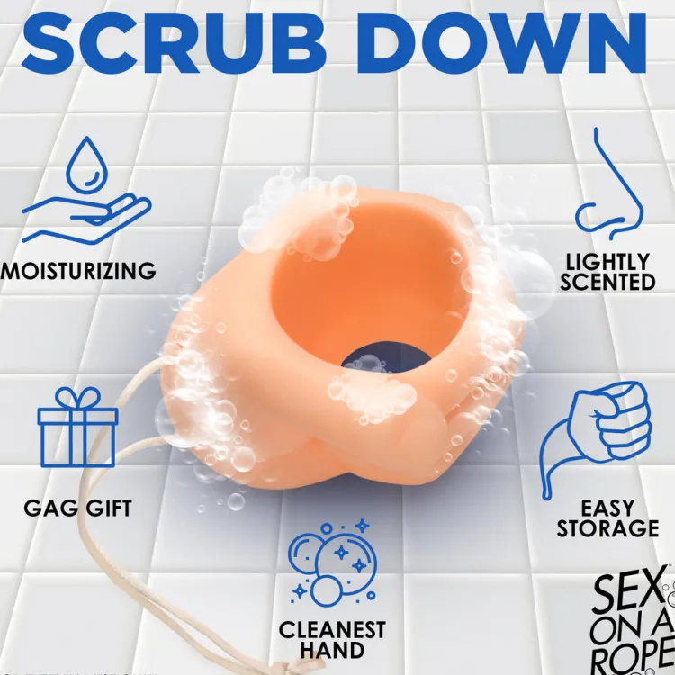 Sex On A Rope Games & Novelties>Tug 'n' Scrub Soap