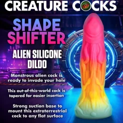 Creature Cocks Silicone Dildos | Harness Compatible Dildos>Shape Shifter Alien Silicone Dildo