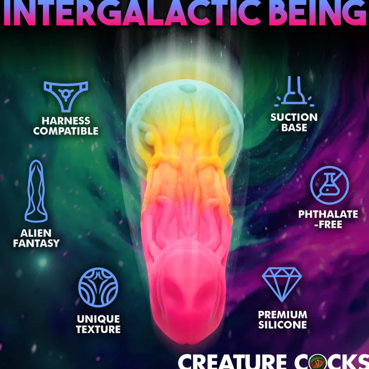 Creature Cocks Silicone Dildos | Harness Compatible Dildos>Shape Shifter Alien Silicone Dildo