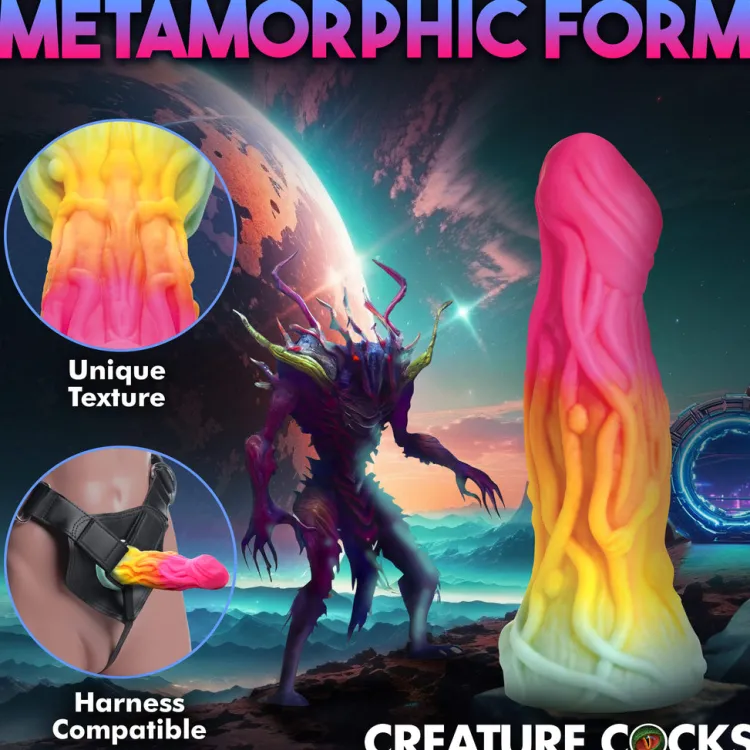 Creature Cocks Silicone Dildos | Harness Compatible Dildos>Shape Shifter Alien Silicone Dildo
