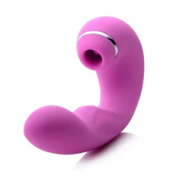 Inmi Luxury Toys | Insertable & Realistic Dildo Vibrators>Shegasm 5 Star 10X Tapping G-Spot Silicone Vibrator with Suction