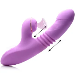 Inmi Luxury Toys | Rabbit & Dual Stimulation Vibrators>Shegasm Pro Thrusting Suction Rabbit