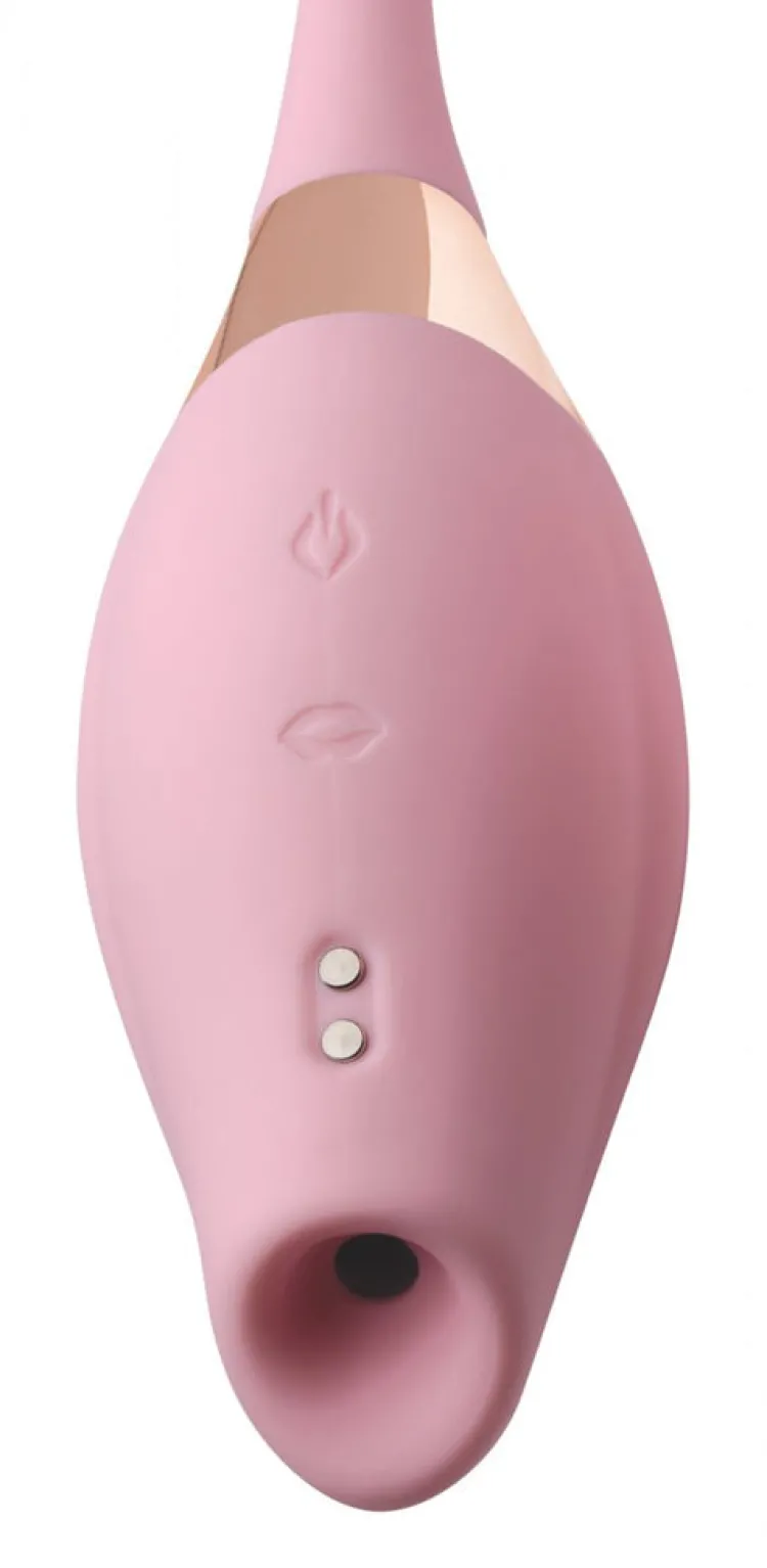 Inmi Luxury Toys | Bullet & Egg Vibrators>Shegasm 8X Tandem Plus Silicone Suction Clitoral Stimulator and Egg