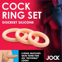 Jock Travel Essentials | Penis Rings>Silicone Cock Ring Set