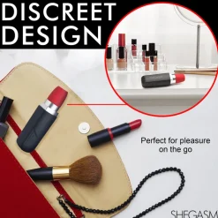 Shegasm Travel Essentials | Silicone Vibrators>Silicone Lipstick Clit Stimulator