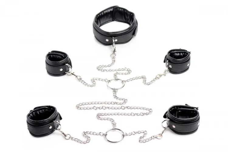 STRICT Wrist & Ankle Cuffs>Slave Bondage Shackle Set
