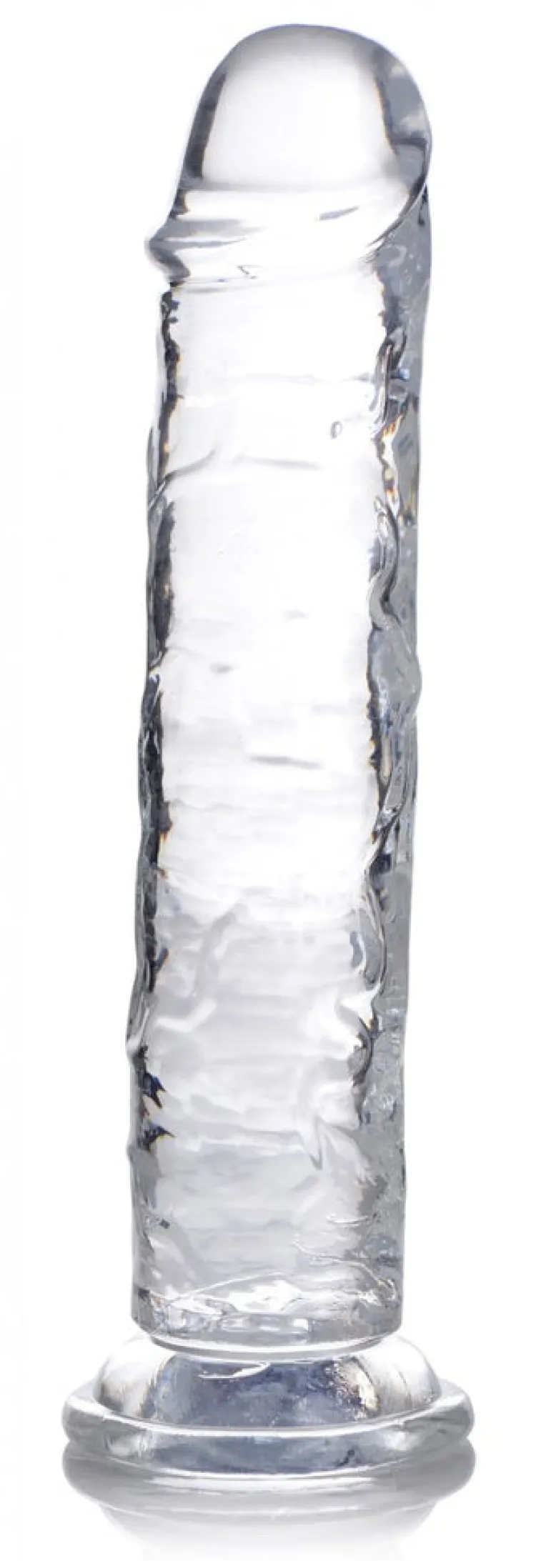 Curve Toys Harness Compatible Dildos | Realistic Dildos>Slim C-Thru Clear Dildo