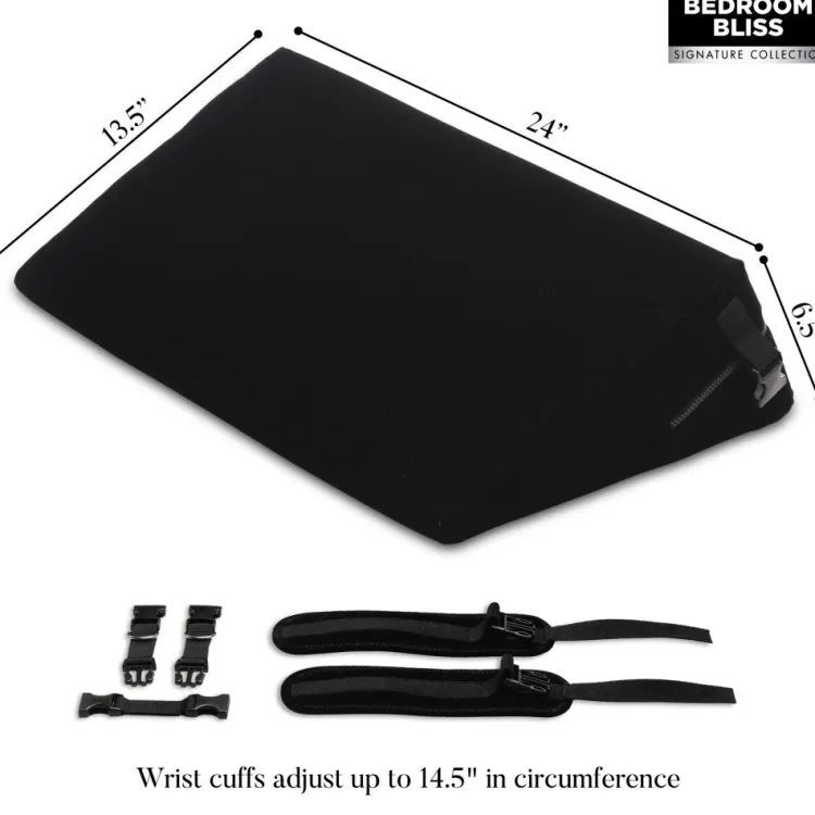 Bedroom Bliss Starter Bdsm & Bondage Kits | Sex Furniture, Swings, & More>Small Bondage Sex Wedge Pillow