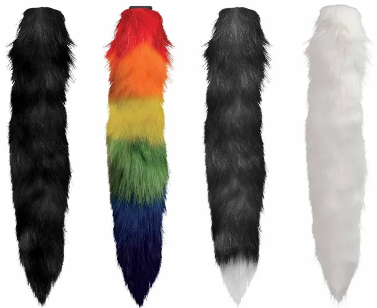 Tailz Sensation Play, Tools & Accessories | Unique Anal Toys>Small Vibrating Anal Plug with Interchangeable Fox Tail