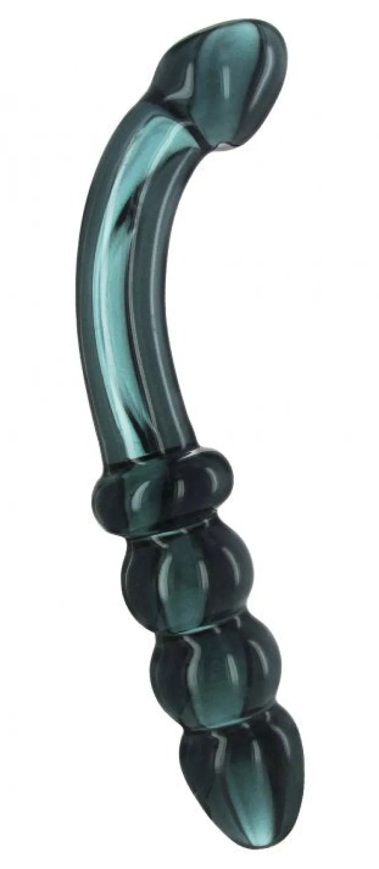 Prisms Erotic Glass Glass Dildos | Non-Representational Dildos>Smoky Jade Glass Dildo