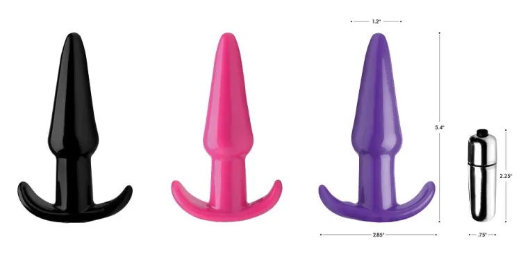 Frisky Vibrating Butt Plugs | Butt Plugs>Smooth Vibrating Anal Plug
