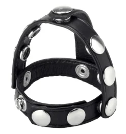 STRICT Penis Rings>Snap-on Cock and Ball Harness