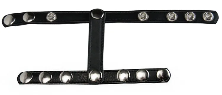STRICT Penis Rings>Snap-on Cock and Ball Harness