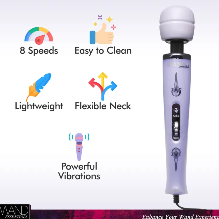 Wand Essentials Wand Massagers | Adult Massage>8-Speed Turbo Wand Massager