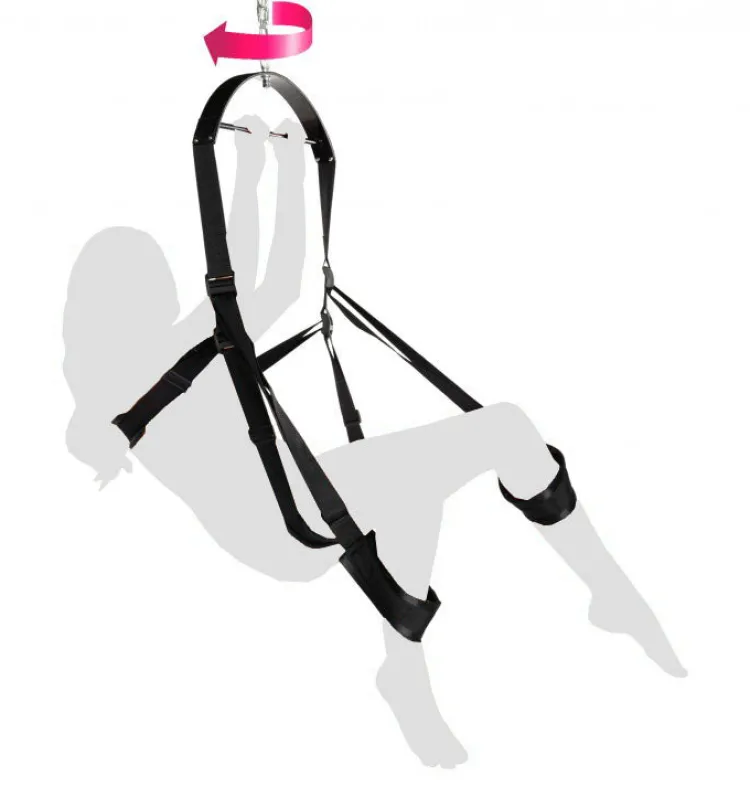 Trinity Vibes Luxury Toys | Sex Furniture, Swings, & More>Spinning and Bouncing Sex Swing