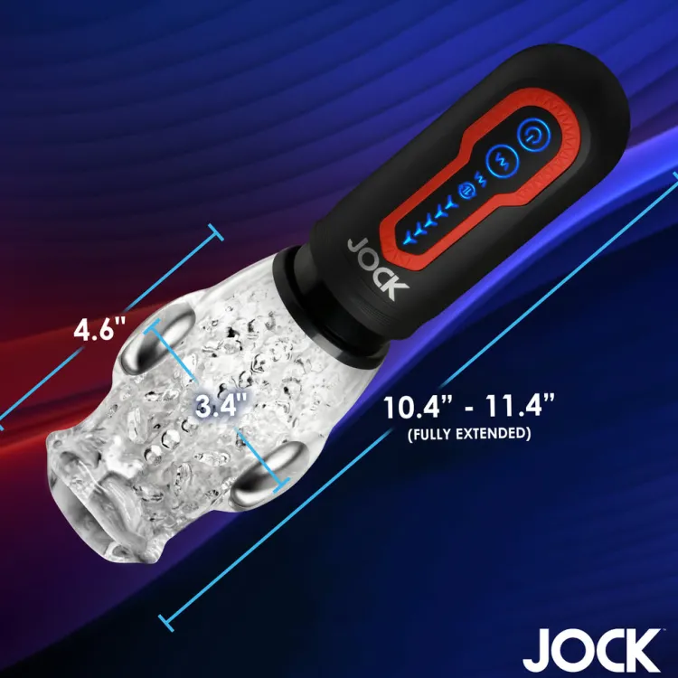 Jock Automatic & Hands-Free Masturbators | Vibrating Strokers>Spinning and Thrusting Masturbator with 2 Bullets
