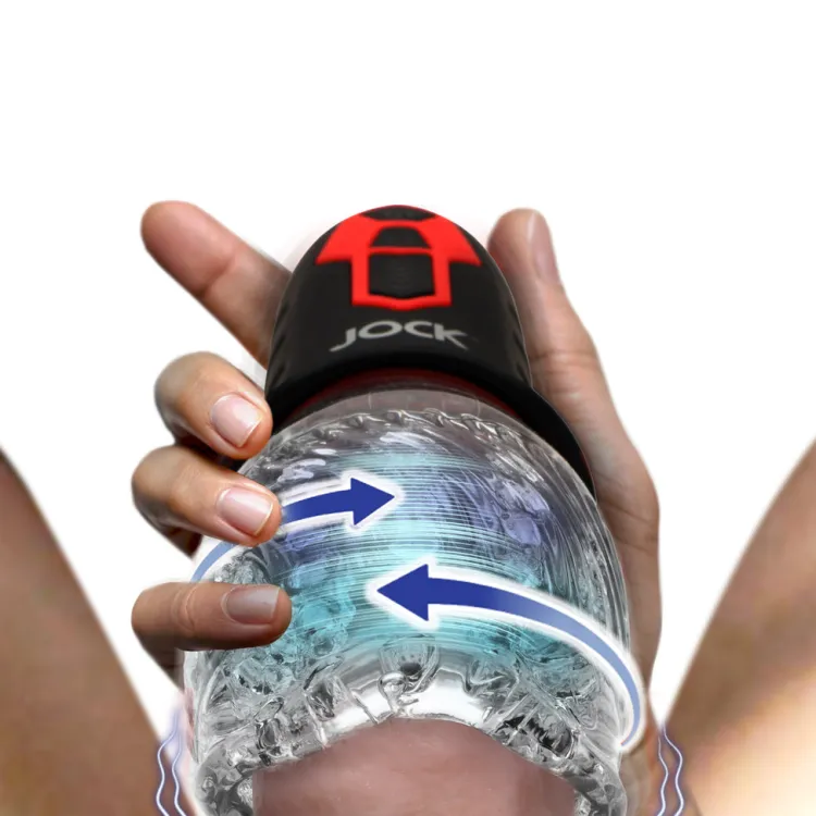 Jock Automatic & Hands-Free Masturbators | Vibrating Strokers>Spinning and Vibrating Masturbator