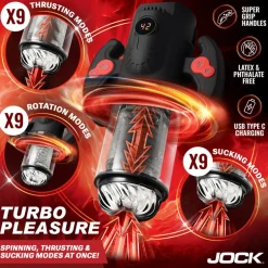 Jock Automatic & Hands-Free Masturbators>Spinning, Thrusting, & Sucking Masturbator