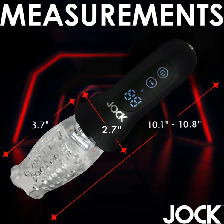 Jock Automatic & Hands-Free Masturbators | Vibrating Strokers>Spinning, Thrusting and Vibrating Masturbator