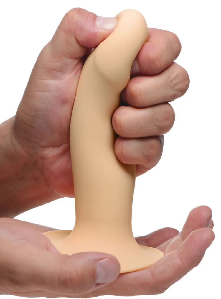 Squeeze-It Anal Pegging Toys | Silicone Dildos>Squeezable Phallic Dildo