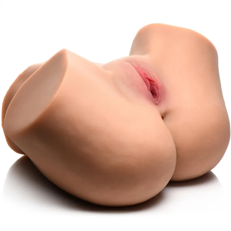 Mistress Ultra Realistic Sex Toys | Realistic Butt & Life-Sized Masturbators>Squeezing and Vibrating Pussy and Ass Masturbator
