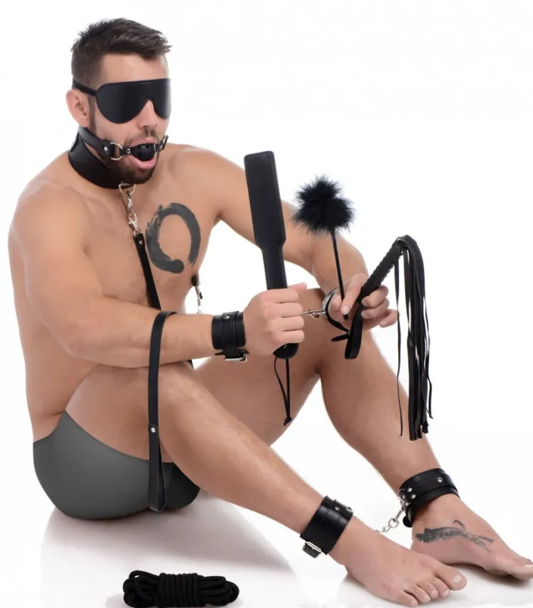 STRICT Sex Toy Kits & Collections | Sensation Play, Tools & Accessories>ST Deluxe 10 Piece Bondage Set